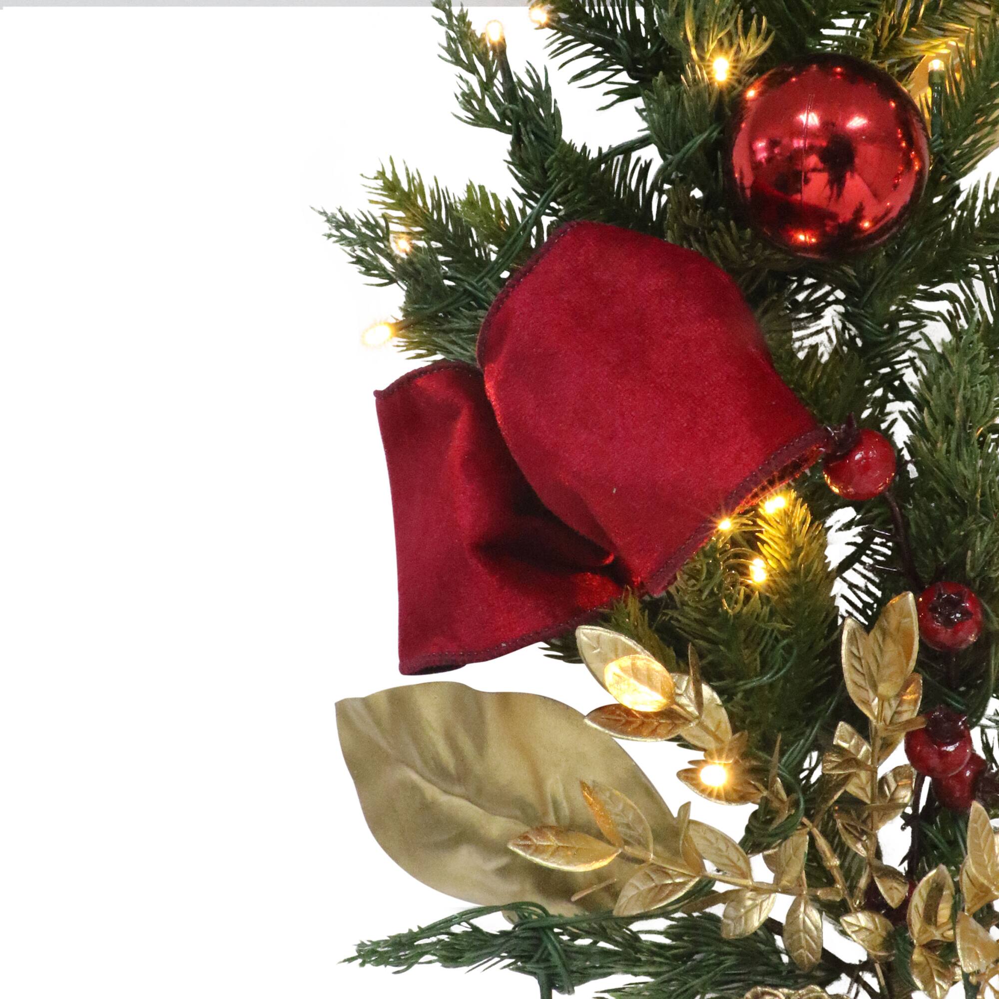 6ft. Pre-Lit Adorned Artificial Garland